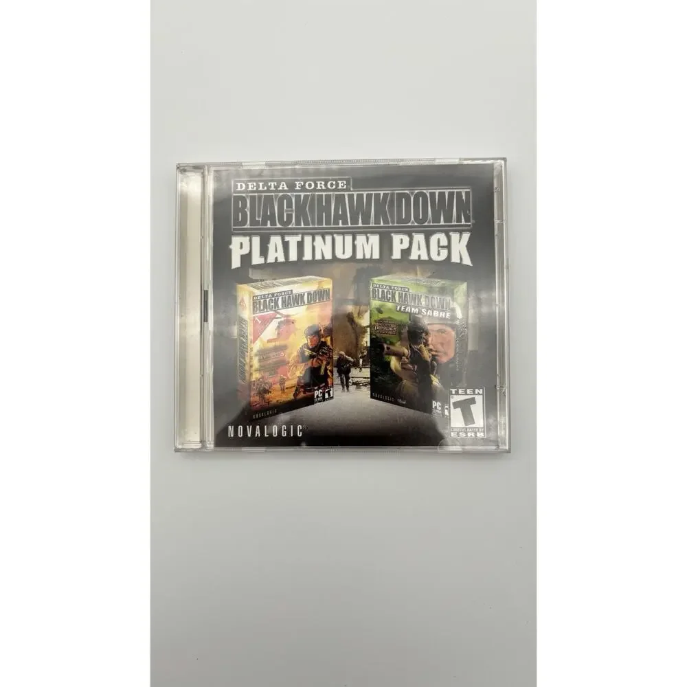 Delta Force Black Hawk Down Platinum Pack PC Video Game Delta Force Sabre CD-ROM